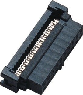 20 pin 2.00mm  IDC Socket Connector Female With Bump  PBT  Phosphor Bronze Sel Au/Sn