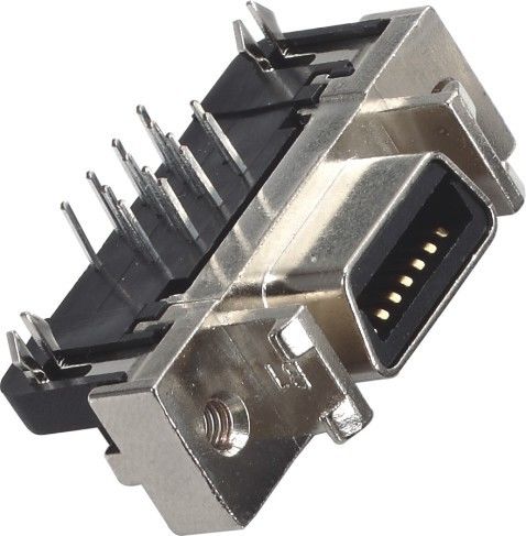 Female DIP Computer Pin Connectors Cen Type 1.27mm 14P Zinc Alloy Transverse harpoon