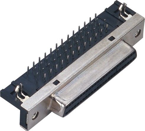 1.27mm Spacing scsi 50 pin connector  100 pin scsi connector insulator material : black