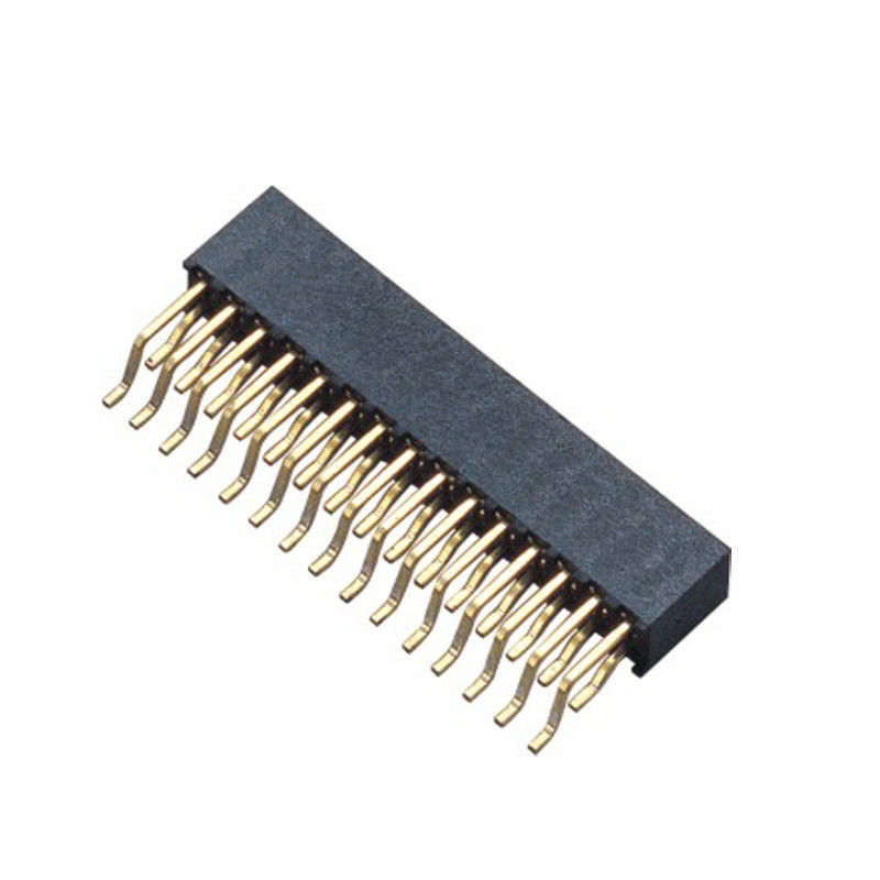 Female Header Connector 2.0mm 90° SMT 2*15P DIP , battery connector AU over Ni