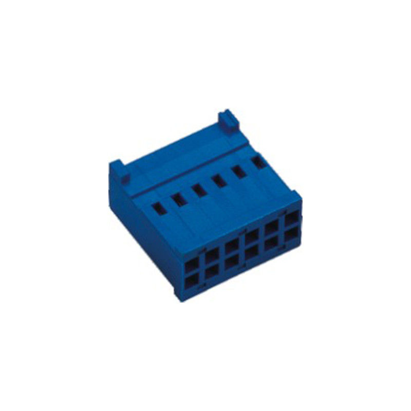 2.54 Double Layer Plastic Wire To Pcb Connector T Type PBT Blue