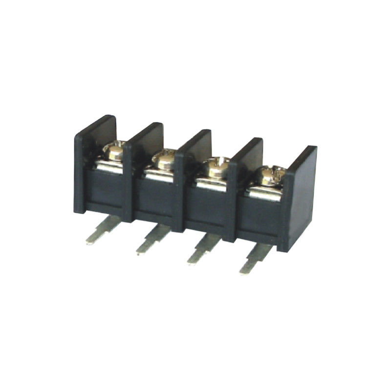 Barrier Terminal Block Connector 9.60mm 4P Right Angle PCB Industrial automation