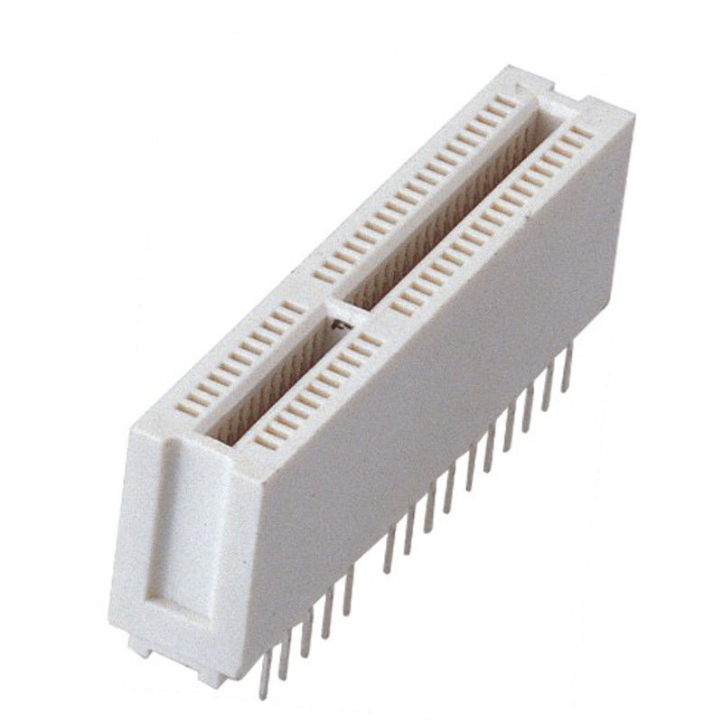 1.27 Mm Pin Header Straight  1.27mm Connector PCI Slot PA66 White in motherboard