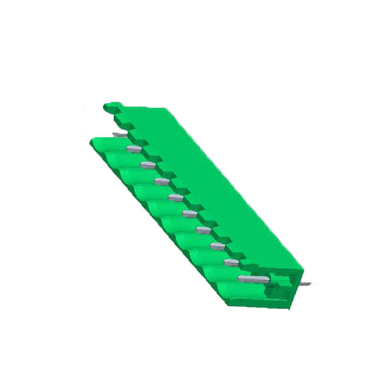 10 P Male Straight Electrical Terminal Block Connectors L=14.0/3.9 Open Type