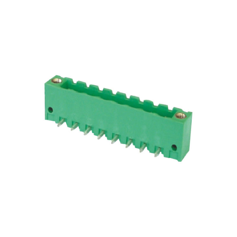 3.81mm Pitch Male Terminal Block Connector PA66 Plastic Material
