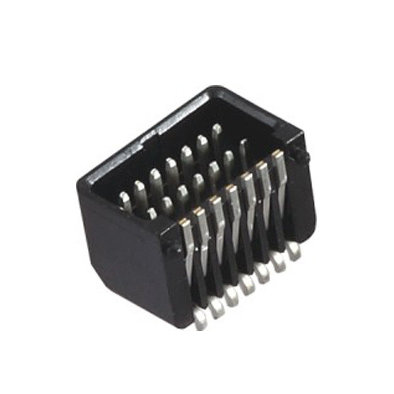 WCON 40P SMT 0.8mm Pitch Connector Board to Board Male With Post&amp;CAP PA9T Natural H1=4.72 ROHS