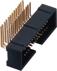 Data Communication 10 ~ 100P Pcb Header Connector 1.27mm Pitch