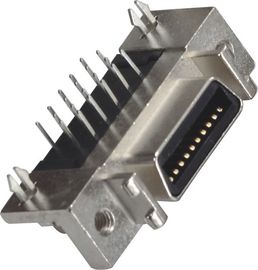 20P Computer Pin Connectors 1.27mm Cen Type Female DIP Zinc Alloy Transverse Harpoon